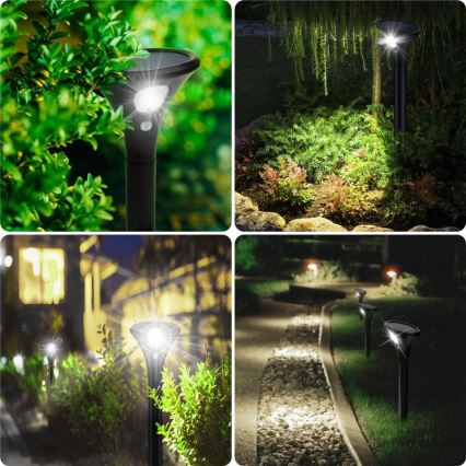 LED solarna lampa sa senzorom LED/1W/3,7V 6000K IP65 1500 mAh