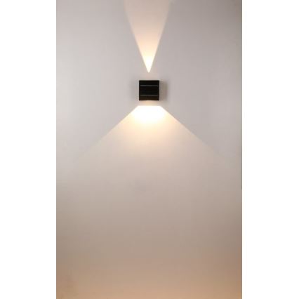 LED solarno zidno svetlo LED/2W/3,7V 4000K IP44 1300 mAh