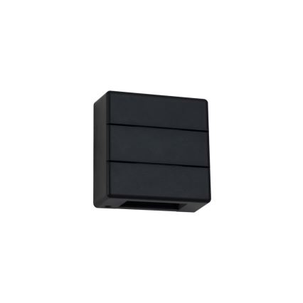 LED spoljašnje zidno svetlo LUXLINE 6W/230V 3000K IP54 crno