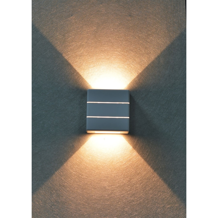 LED spoljno zidno svetlo LUXLINE 6W/230V 3000K IP54 bela