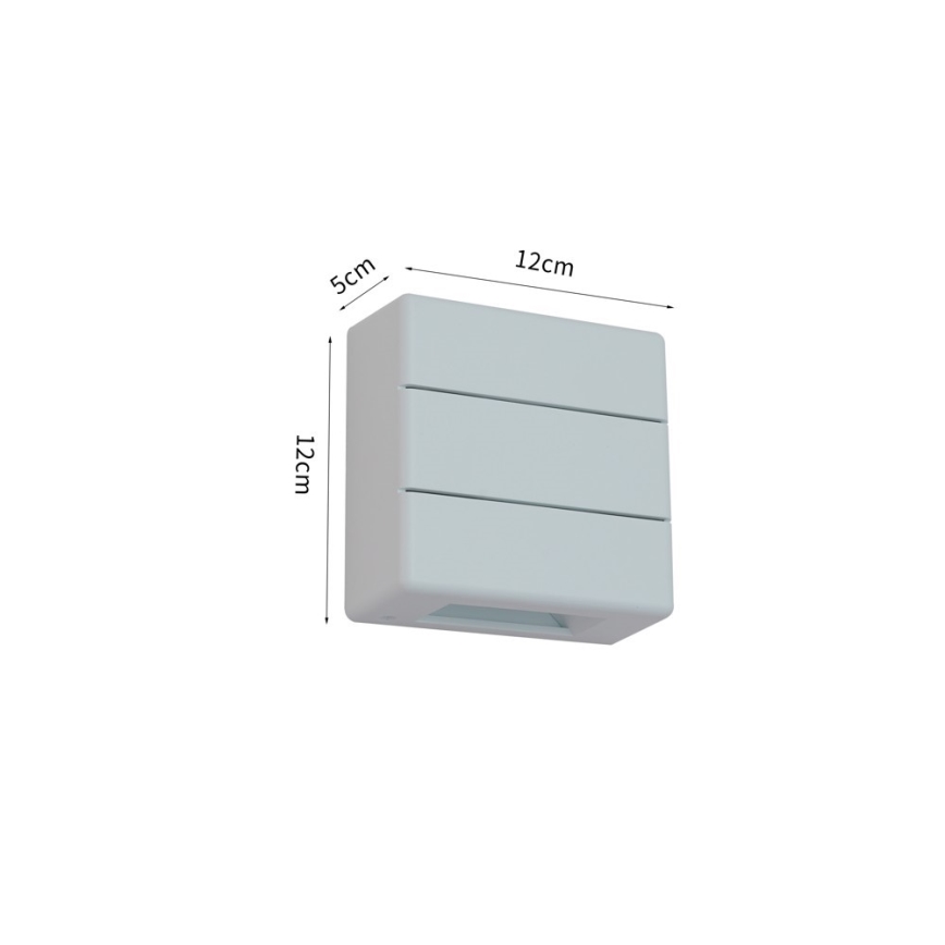 LED spoljno zidno svetlo LUXLINE 6W/230V 3000K IP54 bela