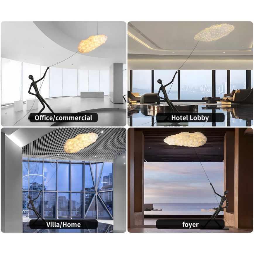 Stojeća lampa SILUETTE 6xE27/40W/230V 180 cm Dream Reach