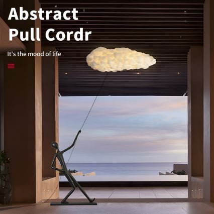 Stojeća lampa SILUETTE 6xE27/40W/230V 180 cm Dream Reach