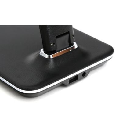 LED prigušiva stona lampa sa displejem LED/9W/230V/12V crna