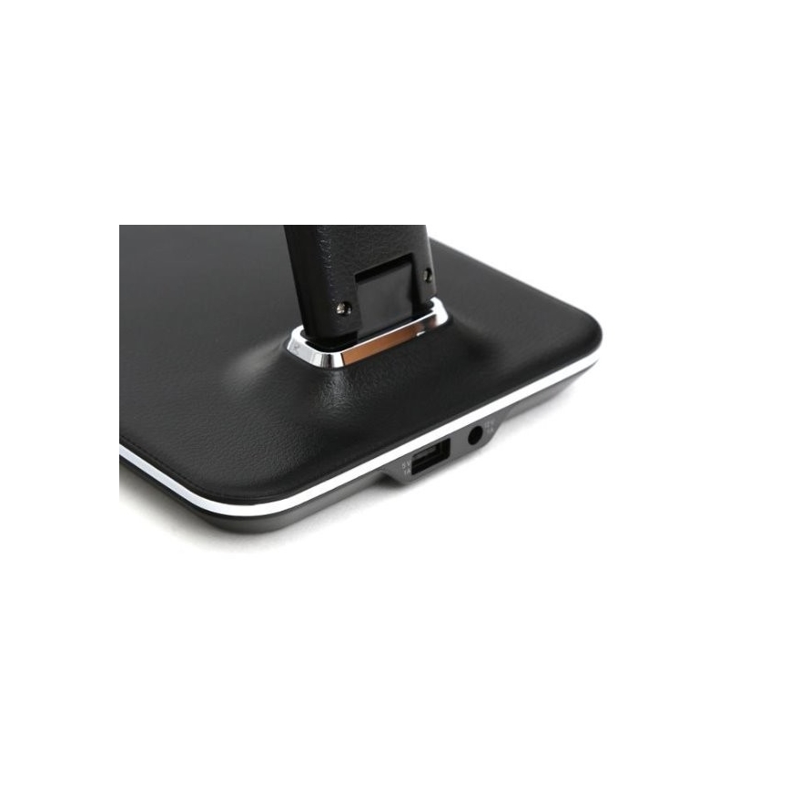 LED prigušiva stona lampa sa displejem LED/9W/230V/12V crna