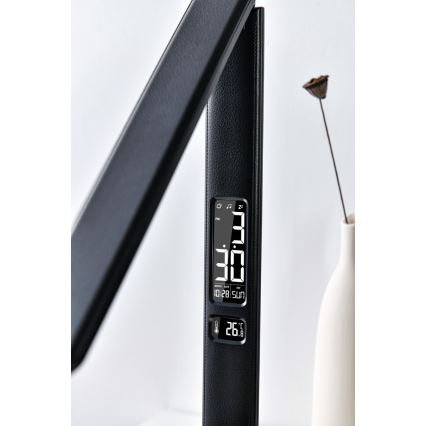 LED prigušiva stona lampa sa displejem LED/9W/230V/12V crna