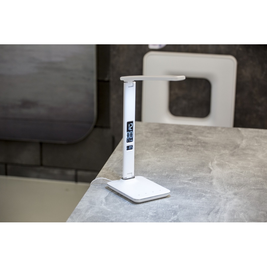 LED stona lampa sa displejem LED/9W/230V bela