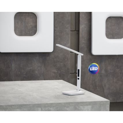 LED stona lampa sa displejem LED/9W/230V bela