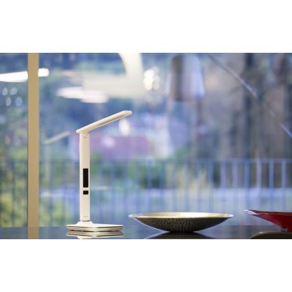 LED stona lampa sa displejem LED/9W/230V bela