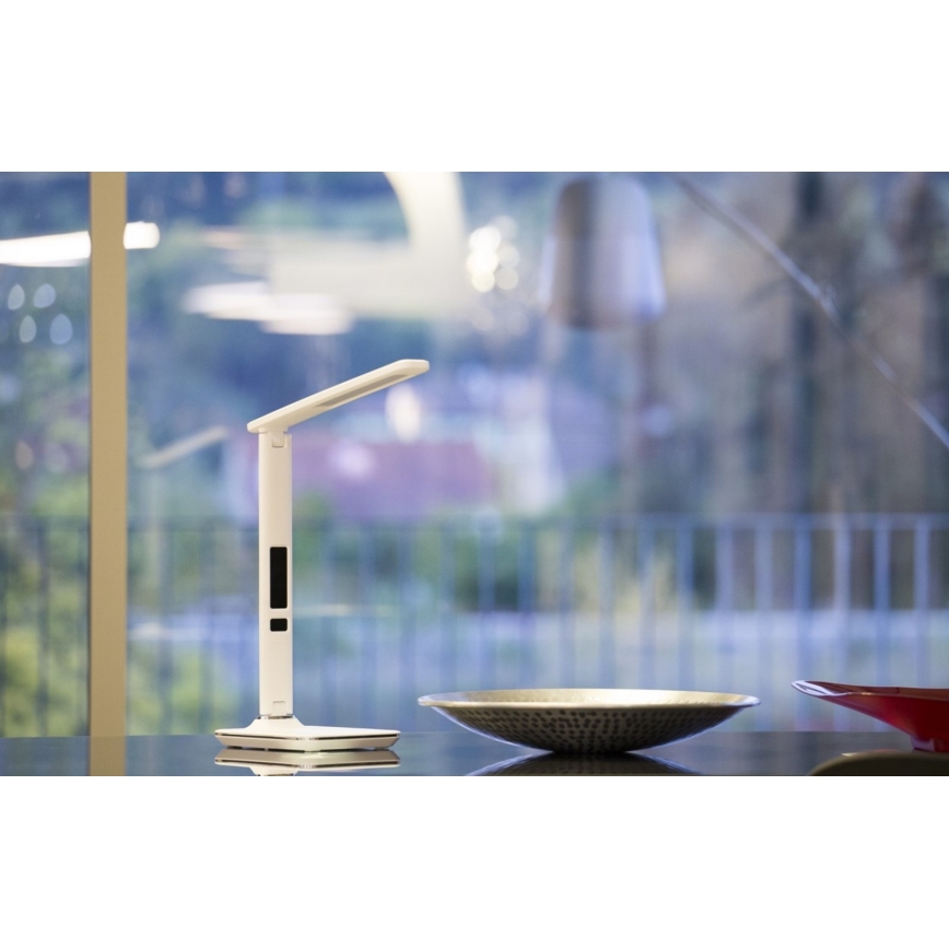 LED stona lampa sa displejem LED/9W/230V bela