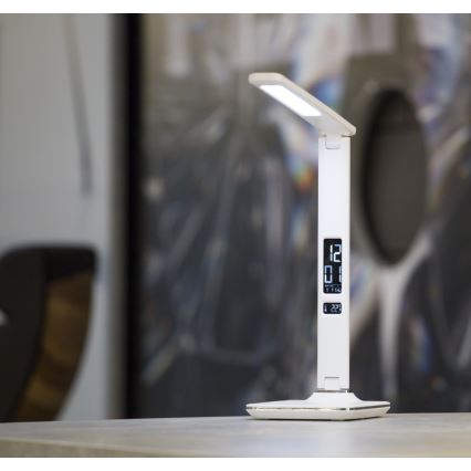 LED stona lampa sa displejem LED/9W/230V bela