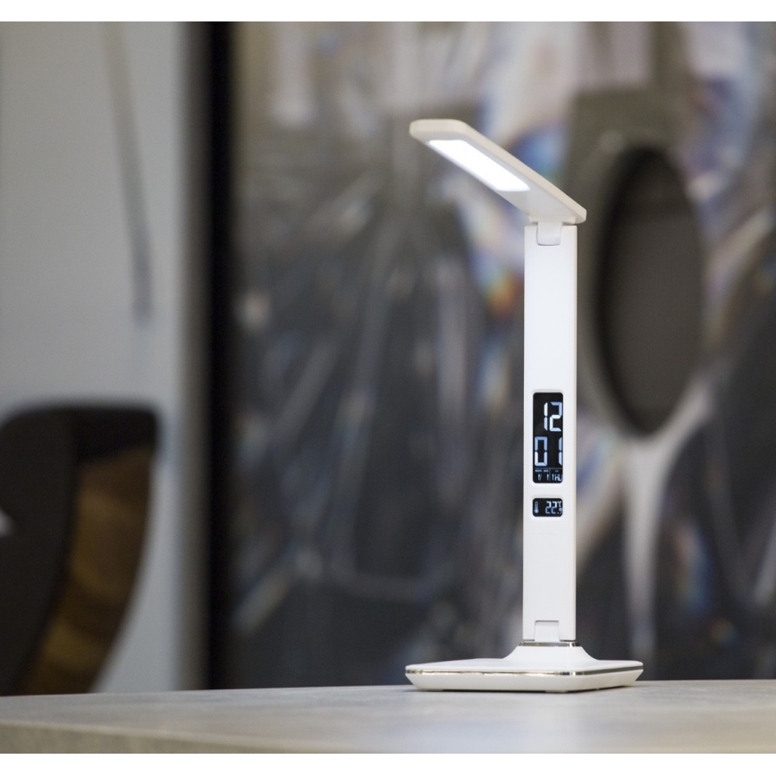 LED stona lampa sa displejem LED/9W/230V bela