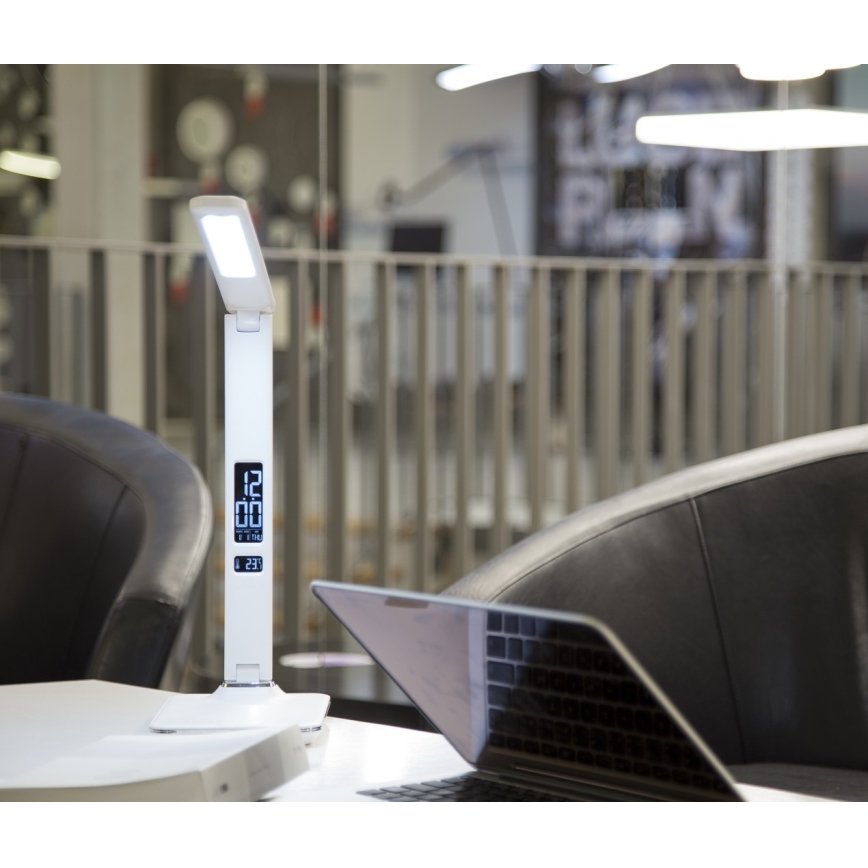 LED stona lampa sa displejem LED/9W/230V bela