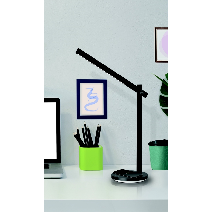 LED prigušiva stona lampa sa bežičnim QI punjenjem BEAM LED/18W/230/12V 2800K/4000K/5000K