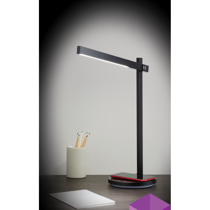 LED prigušiva stona lampa sa bežičnim QI punjenjem BEAM LED/18W/230/12V 2800K/4000K/5000K