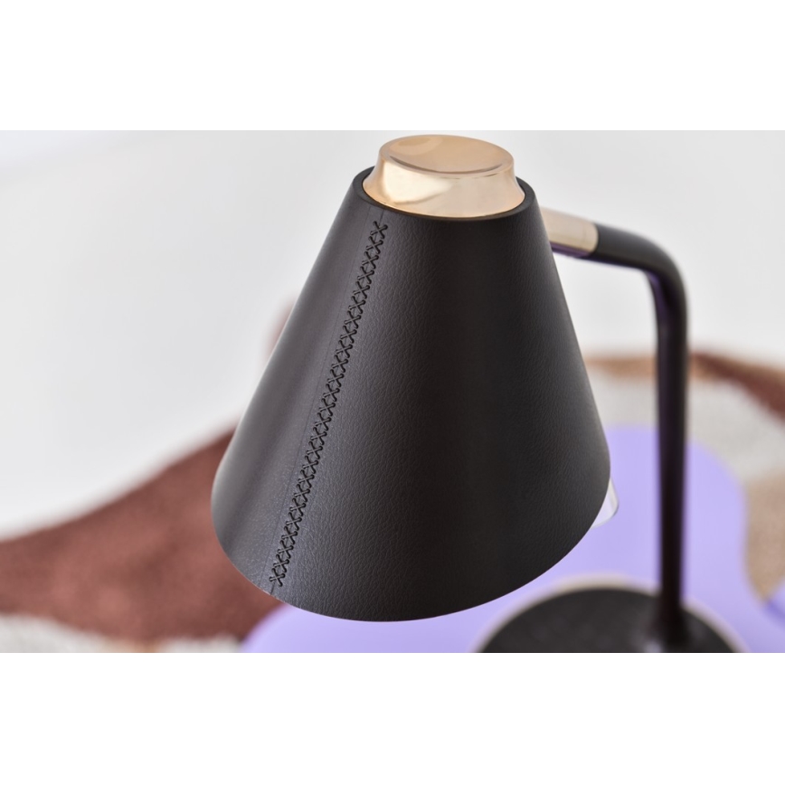 LED prigušiva stona lampa sa bežičnim punjenjem FINCH LED/9W/12/230V braon/zlatna