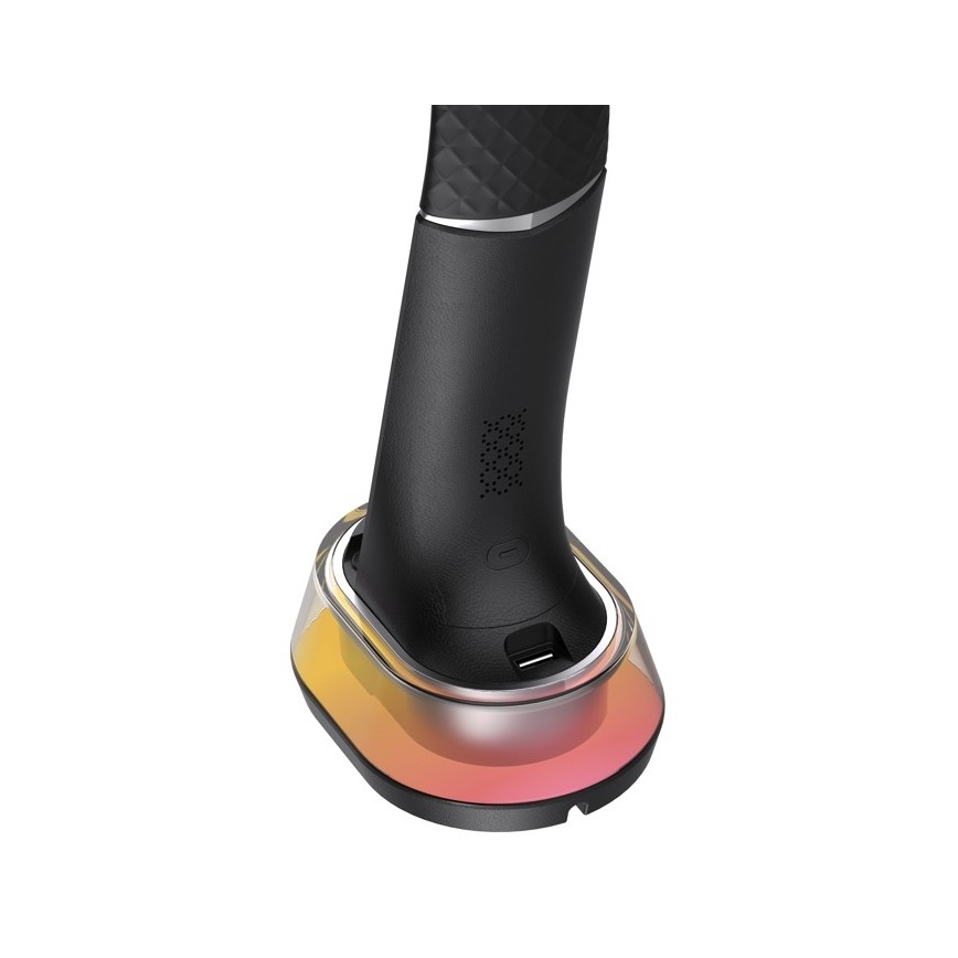 LED RGB prigušiva stona lampa sa bežičnim punjenjem CORELLA LED/7W/12/230V crna