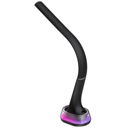 LED RGB prigušiva stona lampa sa bežičnim punjenjem CORELLA LED/7W/12/230V crna