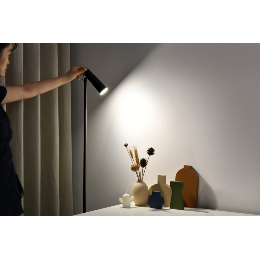 TIT LED podna lampa, prigušiva, 6W/230V, crna