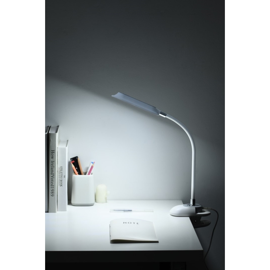LED+CCT prigušiva stona lampa sa stezaljkom CLIP LED/7,5W/230V 3000/4200/5000K bela