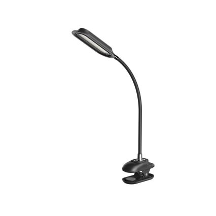 LED+CCT prigušiva stona lampa sa klipom CLIP LED/7,5W/230V 3000/4200/5000K crna