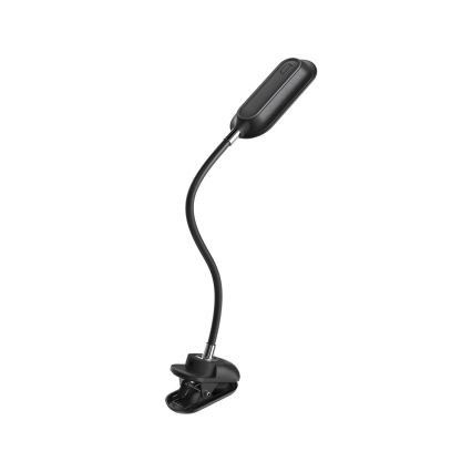 LED+CCT prigušiva stona lampa sa klipom CLIP LED/7,5W/230V 3000/4200/5000K crna