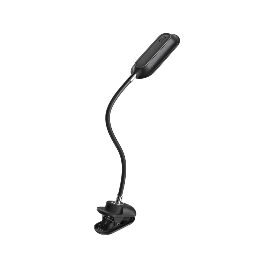 LED+CCT prigušiva stona lampa sa klipom CLIP LED/7,5W/230V 3000/4200/5000K crna