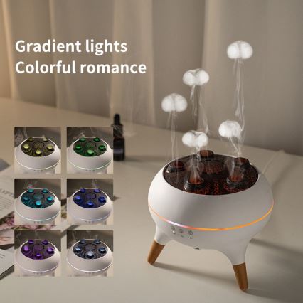 Immax 09104L - Aroma difuzer i ovlaživač vazduha JELLYFISH LED/11W/5V