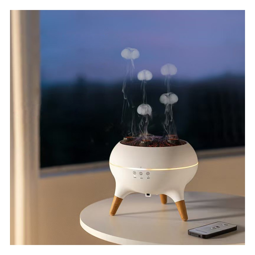 Immax 09104L - Aroma difuzer i ovlaživač vazduha JELLYFISH LED/11W/5V