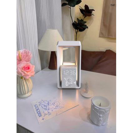 LED stona lampa sa budilnikom i punjenjem CALM LED/3,5W/5V