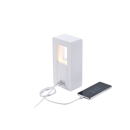 LED stona lampa sa budilnikom i punjenjem CALM LED/3,5W/5V
