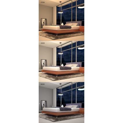 Immax NEO 07020L - LED prigušiva luster na sajli sa daljinskim upravljačem AGUJERO LED/30W/230V Tuya