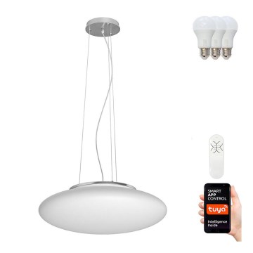 Immax NEO 07056L-LED RGBW prigušiva luster na sajli ELIPTICO 3xE27/8,5W/100-240V Tuya + daljinski upravljač