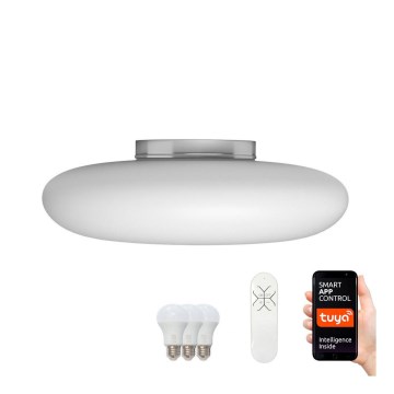 Immax NEO 07061L-LED RGBW prigušiva plafonska svetiljka FUENTE 3xLED/8,5W/100-240V Tuya + daljinski upravljač