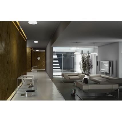 Immax NEO 07061L-LED RGBW prigušiva plafonska svetiljka FUENTE 3xLED/8,5W/100-240V Tuya + daljinski upravljač