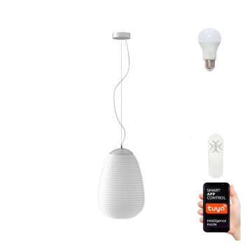 Immax NEO 07066L - LED RGBW prigušiva luster COCONO 1xE27/8,5W/100-240V 24 cm Tuya + daljinski upravljač