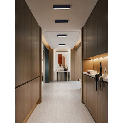 Immax NEO 07074-60 - LED prigušiva plafonska svetiljka CANTO LED/34W/230V crna Tuya + daljinski upravljač