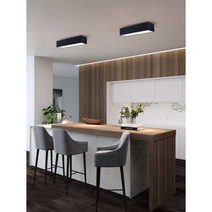 Immax NEO 07074-60 - LED prigušiva plafonska svetiljka CANTO LED/34W/230V crna Tuya + daljinski upravljač
