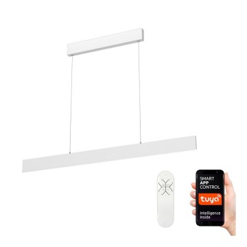 Immax NEO 07075L-LED Prigušiva luster na sajli LISTON beo LED/18W/230V Tuya + daljinski upravljač