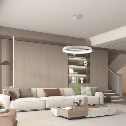 Immax NEO 07079L - LIMITADO LED prigušiva luster na sajli, 39W, 230V, 60 cm, Tuya + daljinski upravljač