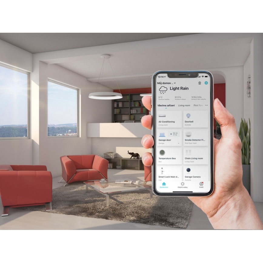 Immax NEO 07080L - LED prigušiva luster na sajli LIMITADO LED/39W/230V 60 cm Tuya + daljinsko upravljanje