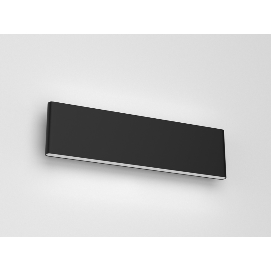 Immax NEO 07086L - LED prigušiva zidna svetiljka LISTON LED/8W/230V crna Tuya + daljinski upravljač
