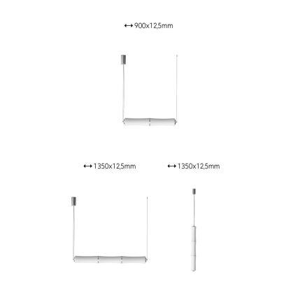 Immax NEO 07102L - LED prigušiva luster na sajli BAMBOOS LED/30W/230V 90 cm Tuya + daljinski upravljač