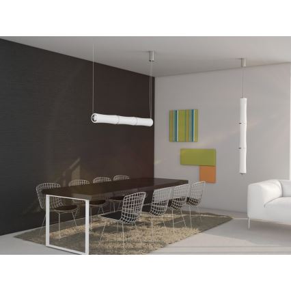 Immax NEO 07102L - LED prigušiva luster na sajli BAMBOOS LED/30W/230V 90 cm Tuya + daljinski upravljač