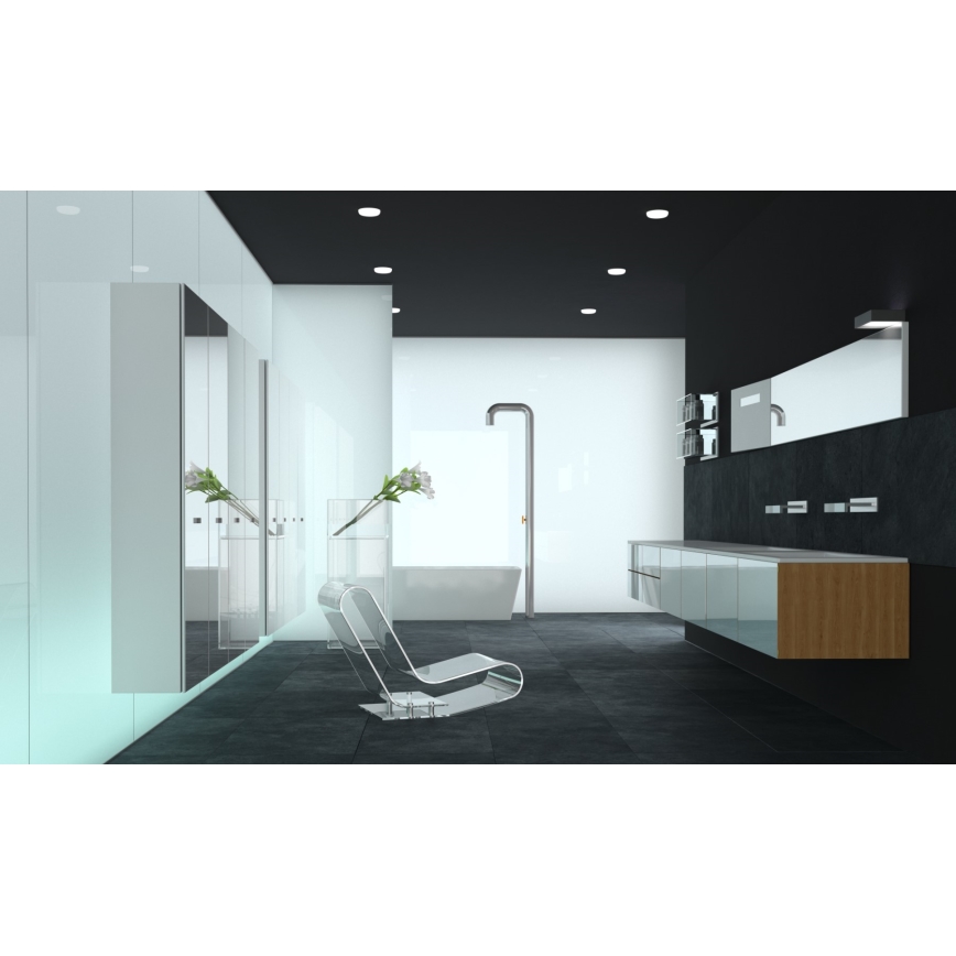 Immax NEO 07109K - LED prigušiva ugradna plafonska svetiljka za kupatilo PRACTICO LED/24W/230V IP44 Tuya
