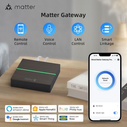 Immax NEO 07117-5 - Pametan MATTER BRIDGE Zigbee 3.0 230V Tuya Wi-Fi