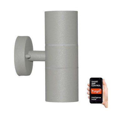 Immax NEO 07121B - LED RGB prigušiva zidna svetiljka PARED 2xGU10/3,5W/230V IP65 Tuya