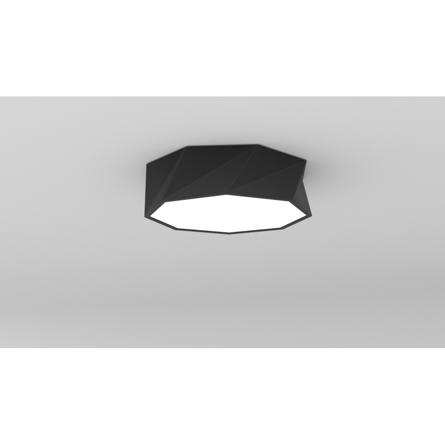 Immax NEO 07130-B40 - LED SMART prigušiva plafonska lampa DIAMANTE crna LED/31W/230V + daljinski upravljač 40cm Tuya ZigBee