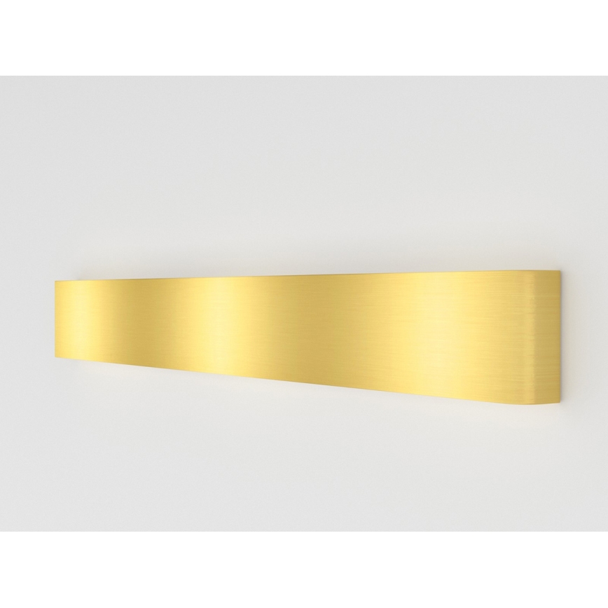 Immax NEO 07137-G - LED SMART prigušiva zidna svetiljka LINEA zlatna LED/40W/230V + daljinski upravljač 76 cm Tuya ZigBee