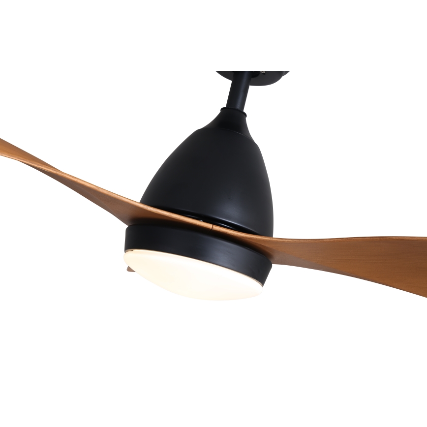 Immax NEO 07141-B - LED plafonski ventilator NEO LITE FRESCO LED/18W/230V Tuya Wi-Fi crna/braon+ daljinski upravljač